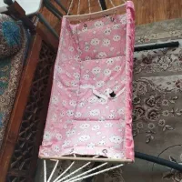 تخت خواب  کودک  همراه گهواره|تخت و صندلی بچه|چهارباغ, |دیوار