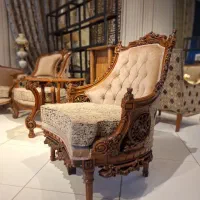 مبلمان استیل سلطنتی کاناپه سه تیکه