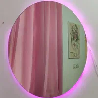 آینه بک لایت گرد