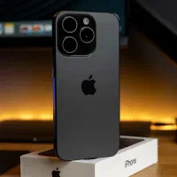 ایفون 15pro max Zaaمشکی 256سلامت 100 ریجستر شده