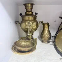 سماور ذغالی برنجی درحد نو