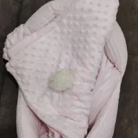 پتوی نوزادوآغوشی دخترانه ،هودی وشلوار