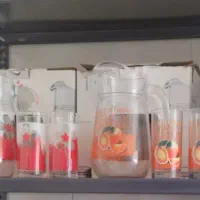 پارچ و لیوان ترک