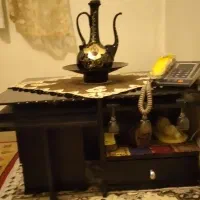میز جلو مبلی یا وسط همراه ۳ تا عسلی در حد نو|مبلمان خانگی و میز عسلی|تهران, شمشیری|دیوار