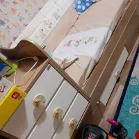 فروش تخت و کمد کودک|تخت و سرویس خواب|لاهیجان, کوی خزر|دیوار