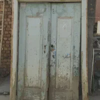 درب چوبی قدیمی|مصالح و تجهیزات ساختمان|نجف‌آباد, جلال آباد|دیوار