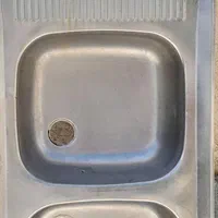 ابچکان و سینک دوقلو استیل