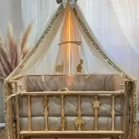 گهواره سنتی سیسمونی نوزاد تخت کنار مادر تولید مدلj