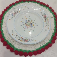 بافت کلاه کیف  و زیربشقابی