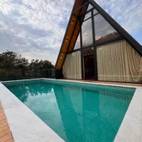 +کلبه سوئیسی2خواب استخرروبازپلاک1جنگلی درمتلقو|اجارهٔ کوتاهمدت ویلا و باغ|سلمانشهر, |دیوار