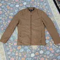 کاپشن چرم درحد نو