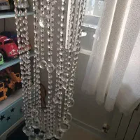 لوستر کریستال تک شعله