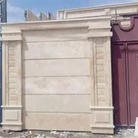 سنگ نما تراورتن و مرمریت ( کرم سفید مشکی ) منصفانه|مصالح و تجهیزات ساختمان|مشهد, دانشجو|دیوار