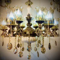 لوستر آرامیس سرامیکی BC0001|لوستر و چراغ آویز|تبریز, |دیوار