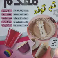 تم تولد و جشن شادی ،ظروف یکبار مصرف