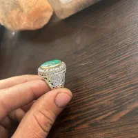 انگشتر فیروزه عقیق