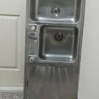 سینک توکار دوکاسه ای لگن راست 52 × 120