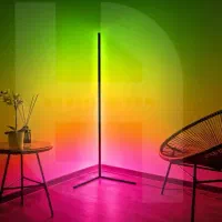 آباژور خطی ایستاده رنگی