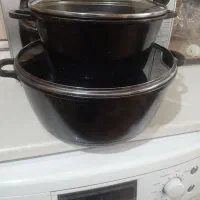 ۲تاقابلمه چدن بامایتابه