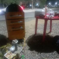 تنور ذرت با میز صندلی