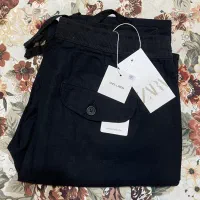 شلوار ۱۰۰٪ لینن اورجینال ZARA سایز ۳۴ نو زیر قیمت