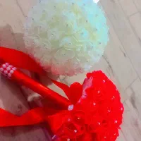 دسته گل عروس|گل مصنوعی|یاسوج, |دیوار