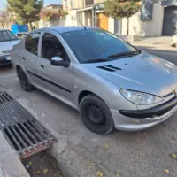 ۲۰۶ نقره ایی بدون رنگ مدل۸۶|خودرو سواری و وانت|تربت جام, کلالی|دیوار