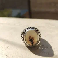 انگشتر نقره دست ساز شجر تک درخت