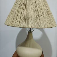 آباژور رومیزی با نخ رافیا