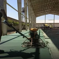کفسازی بتنی با استفاده از دستگاه ماله پروانه ای