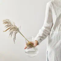گلدان شیشه ای ایکیا|صنایع دستی و سایر لوازم تزئینی|تهران, شهرک غرب|دیوار
