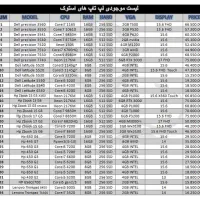 لپتاپ دل ، اچ پی dell hp استوک ضمانتی