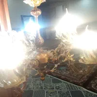 لوستر 5شعله دوبل 10 تا لامپ میخوره