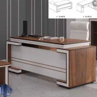 میز مدیریت ام ادی اف/پایه فلزی/ میز کارشناسی