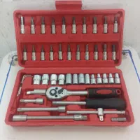 بکس 46پارچه pcs، دسته آلن، آچار چرخ