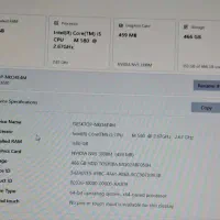 لپتاپDell latitude E6510|رایانه همراه|اصفهان, باب الدشت|دیوار