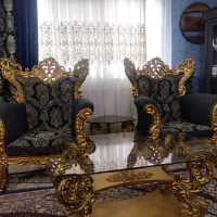 مبل سلطنتی ۷ نفره|مبلمان خانگی و میز عسلی|بابل, |دیوار