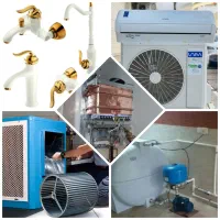 نصب کولرگازی آبی.تعمیرات پکیج.پمپ لوله کشی.شیرآلات