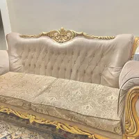 مبل هفت نفره نیمه استیل راحتی