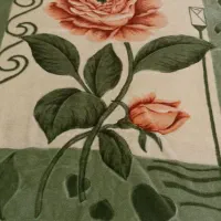 ۴تخته پتو یک نفره پشمی  یک عدد دو نفره سبز درحدنو