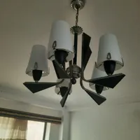 یک جفت لوستر پنج شعله