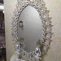 آینه و شمعدان ومیز کنسول