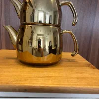 کتری و قوری یونیک طلایی ترک