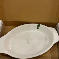 ظرف سرامیکی مارک آکو لب طلایی کاملا نو با جعبه