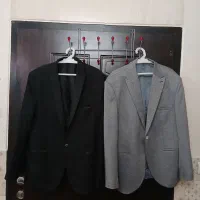 کت مشکی و طوسی تک پوش (مجلسی)