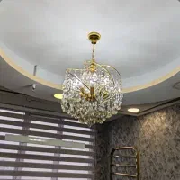 لوستر برنجی 8 شاخه