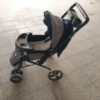 کالسکه دلیجان و روروئک و صندلی ماشین در حد نو