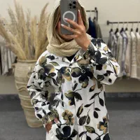 شومیز گلدار ینزی پفکی ترند