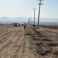 تسطیح ( گریدر و غلطک ) و فنس کشی