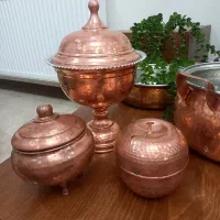 ظروف مسی زنجان شیک و زیبا|ظروف پختوپز|ساری, |دیوار